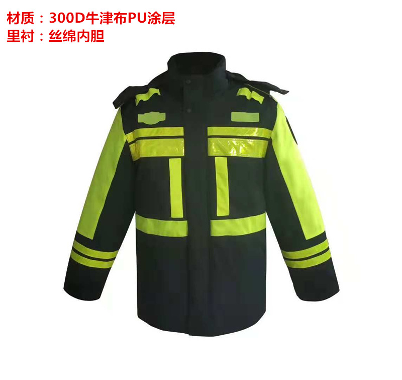 成人雨衣裤分体连体摩托车劳保防风保暖PVC牛津布春亚纺反光雨衣详情3