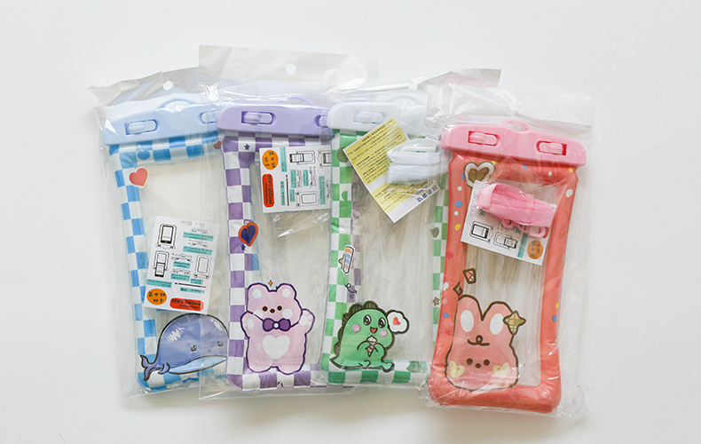 手机防水袋可触屏游泳外卖专用骑手雨天防水密封袋水下气囊防水套详情1