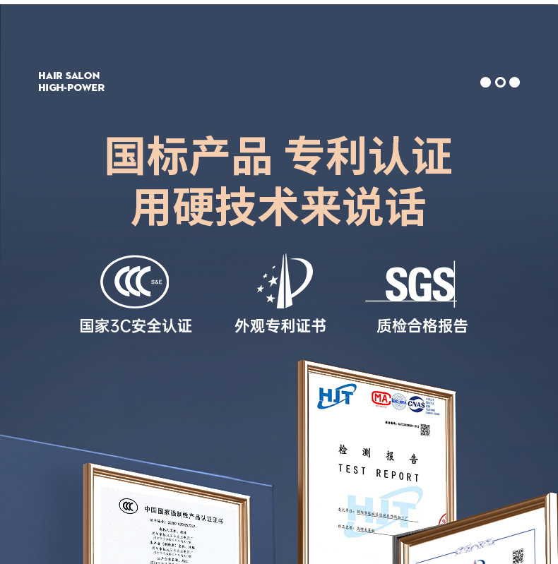 新品蓝光护发酒店吹风机宾馆浴室免打孔壁挂式电吹风直销跨境电商详情7