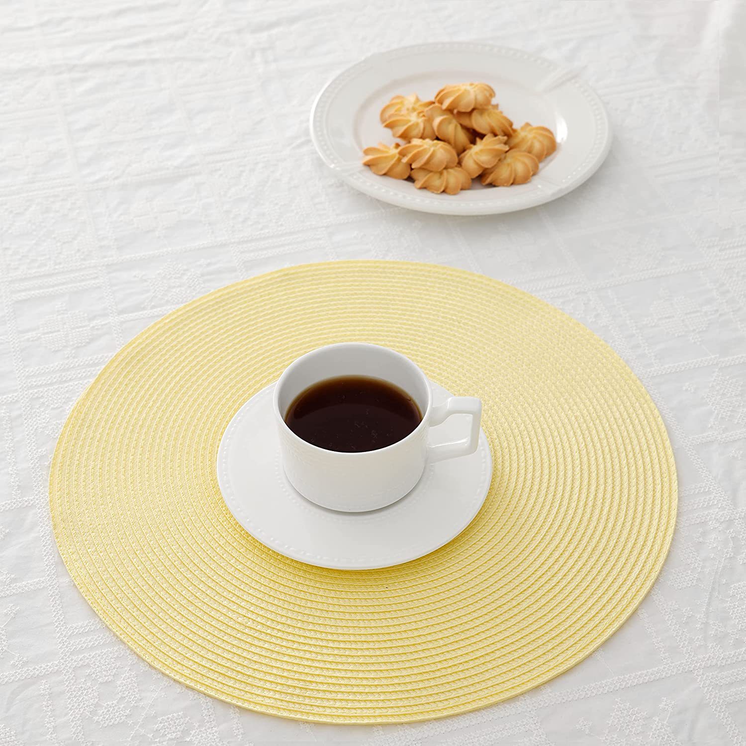 多色餐垫现代风格草编织隔热垫家用多用垫北欧西餐垫锅垫防烫垫子详情8