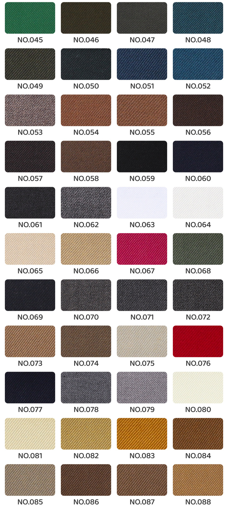 现货批发310色TR西装制服布料jk裙面料春秋无弹哔叽斜纹面料详情15