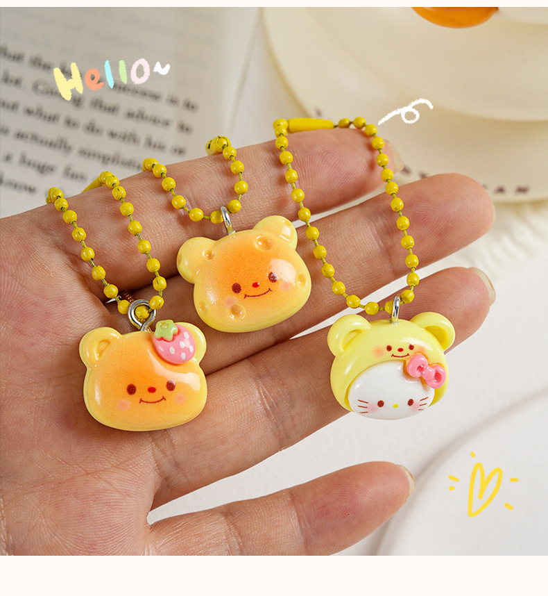 可爱小熊钥匙扣挂件少女心包包挂坠学生背包装饰品幼儿小礼物批发详情15