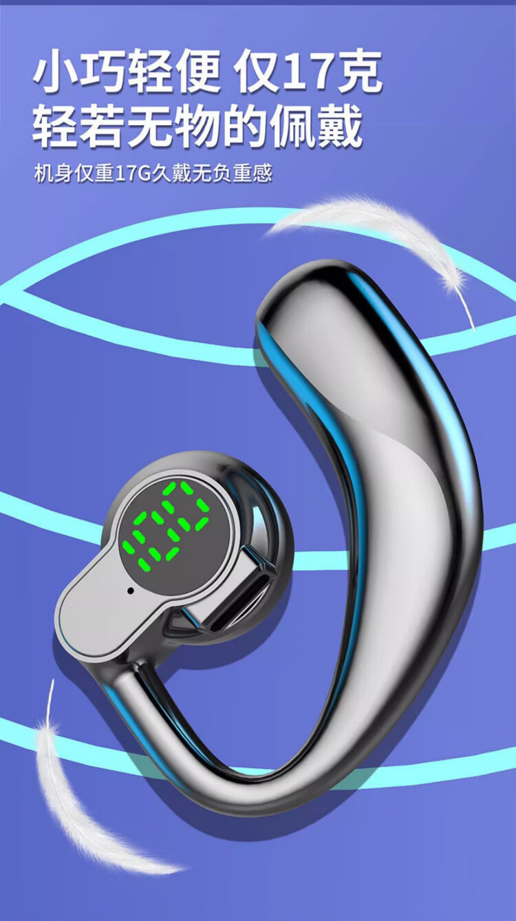 The left-right rotatable open wireless Bluetooth headphones with ear loops are suitable for oppo, Huawei, vivo, Apple and Xiaomi pic 6