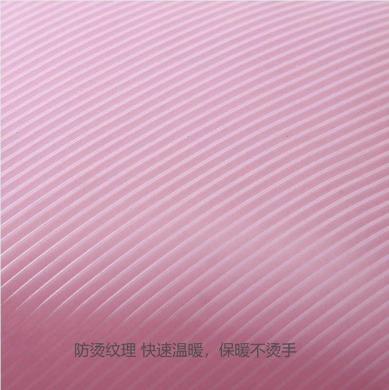 仿兔毛热水袋注水暖手持久保暖大容量水晶超柔暖水袋PVC暖手宝灌详情13