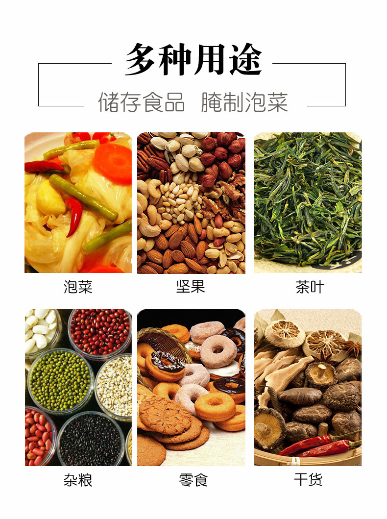 玻璃密封罐蜂蜜柠檬瓶厨房调味瓶泡菜坛子带盖腌制储物罐大玻王涛详情2