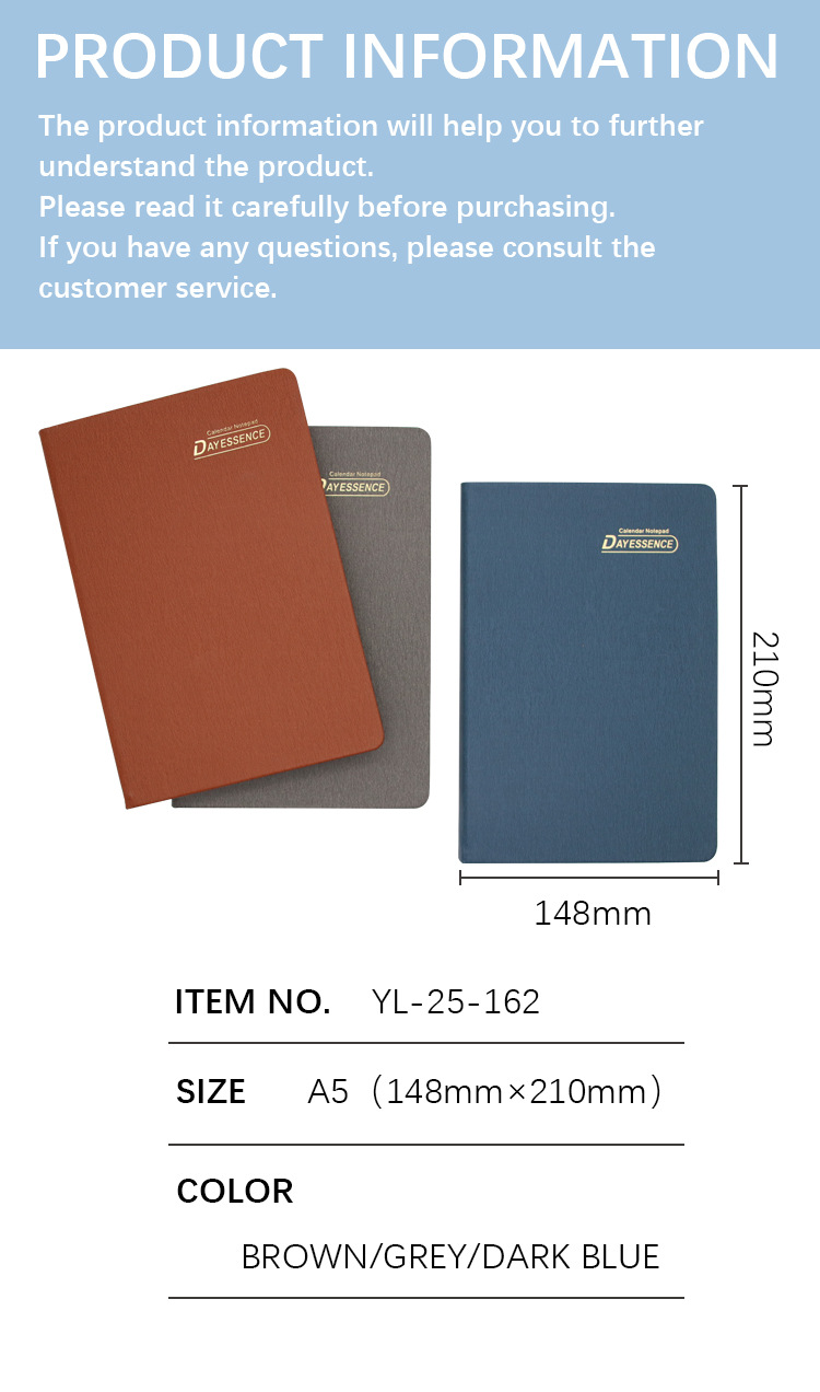 Yalong Cross-border 2023 New Design A5 Leather Notebook Set for student and office staff notebooks pic 5