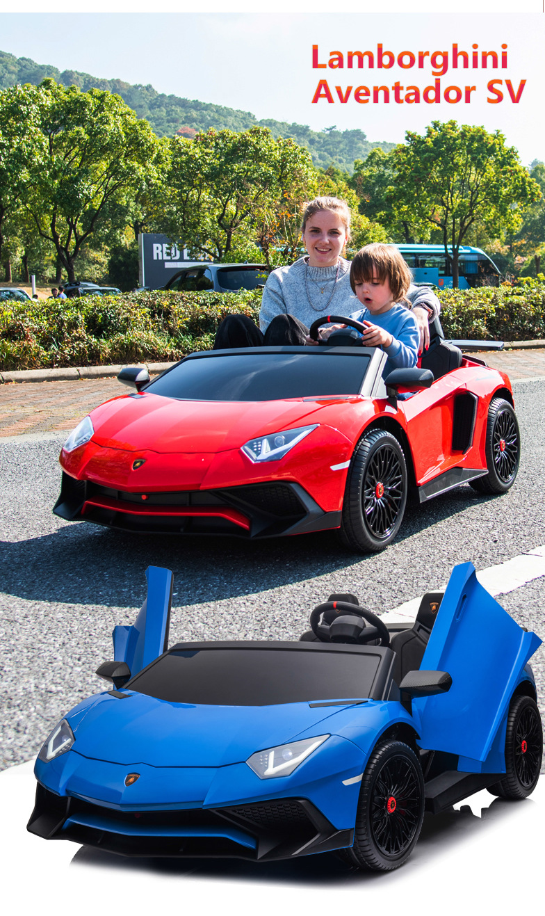 A8803儿童电动跑车四轮双座亲子电动车男女宝宝自驾无刷版详情2