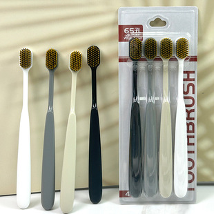 成人大头牙刷65孔48孔54孔39孔日式宽幅超柔软毛牙刷商店日用工厂详情11