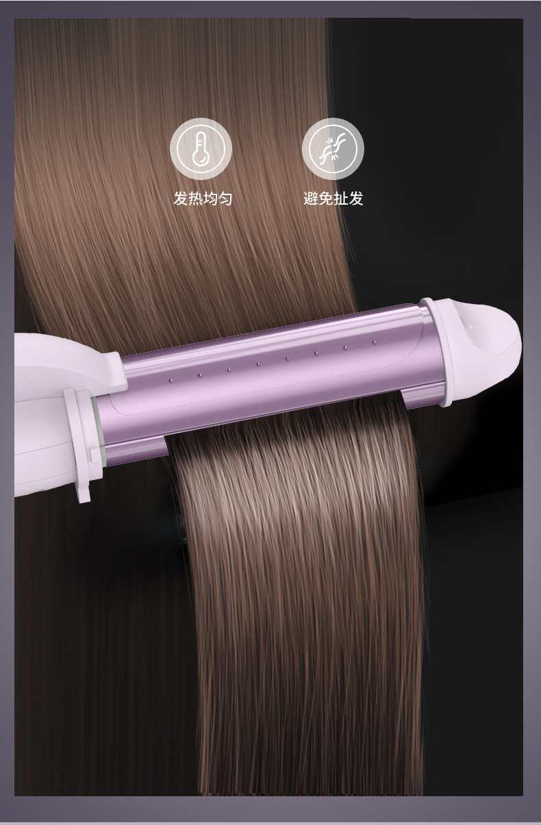 志高卷发棒ST-011卷发器直卷两用直板夹小型夹板直发器批发代发详情6
