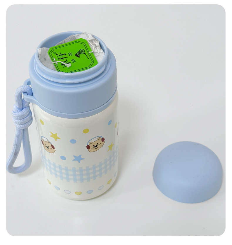 310ml可爱卡通小容量保温水杯办公室户外便携提绳保温杯女高颜值详情10