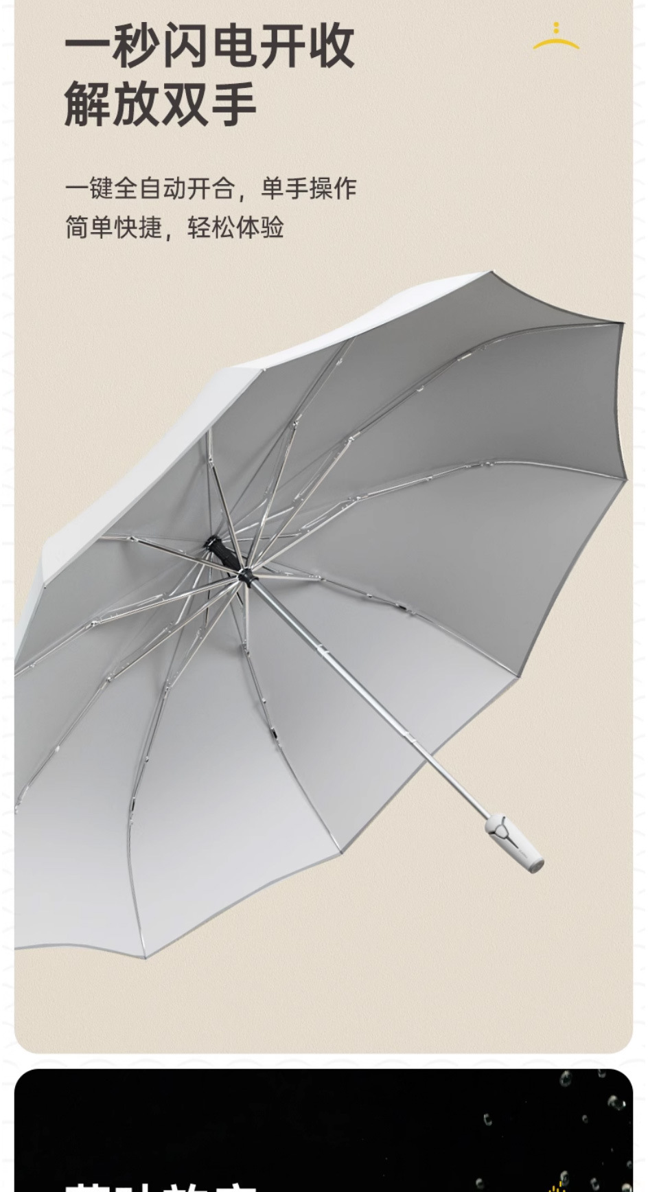左都全自动雨伞男士反向折叠车载大号暴雨专用女晴雨两用加固抗风详情17