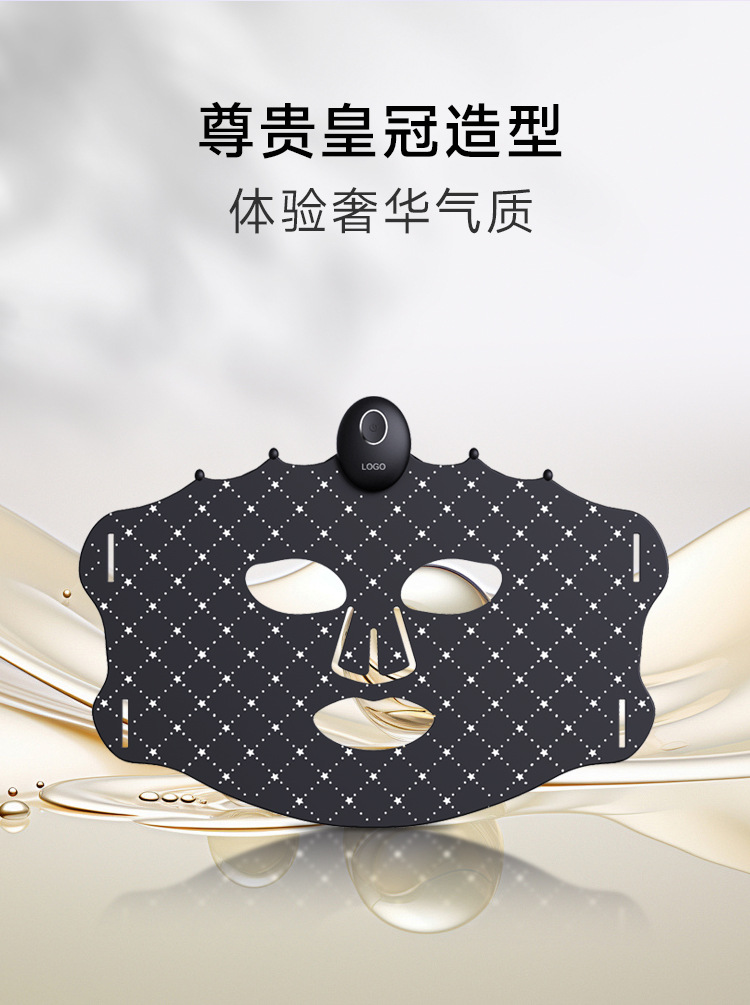 510k Rechargeable silicone mask Beauty Device, Photon Skin Rejuvenation Mask Device, home facial LED red, blue and infrared pic 17