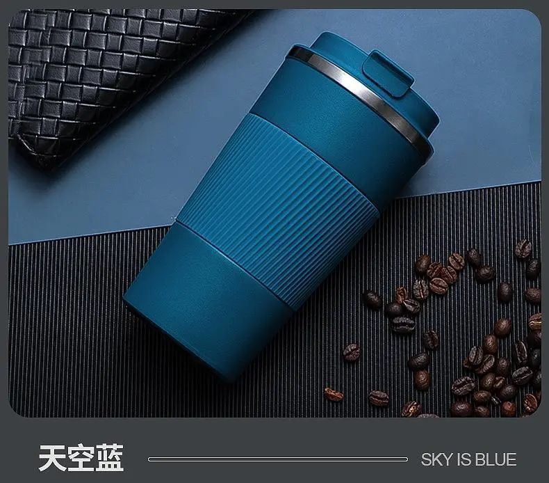 厂家直供简约双层不锈钢咖啡杯户外真空保温杯商务随行礼品杯批发详情14