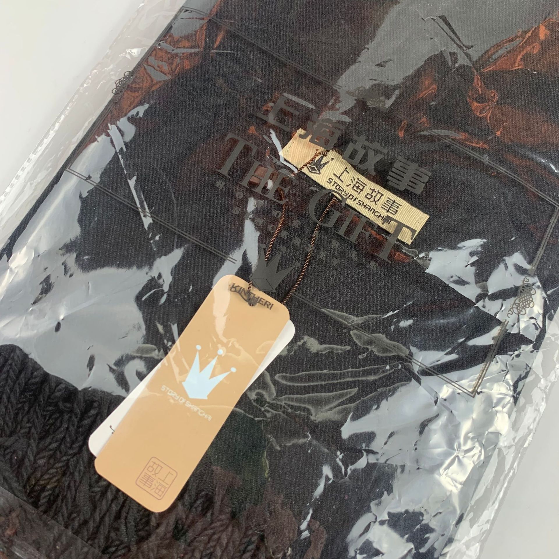 上海故事 仿羊绒流苏围巾披肩 女批发外贸跨境 高级感详情7