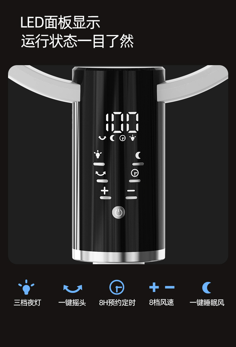Новая модель international USB умная, качающая головой, использует беспроводную связь с большим ветровым вентилятором M142 pic 7