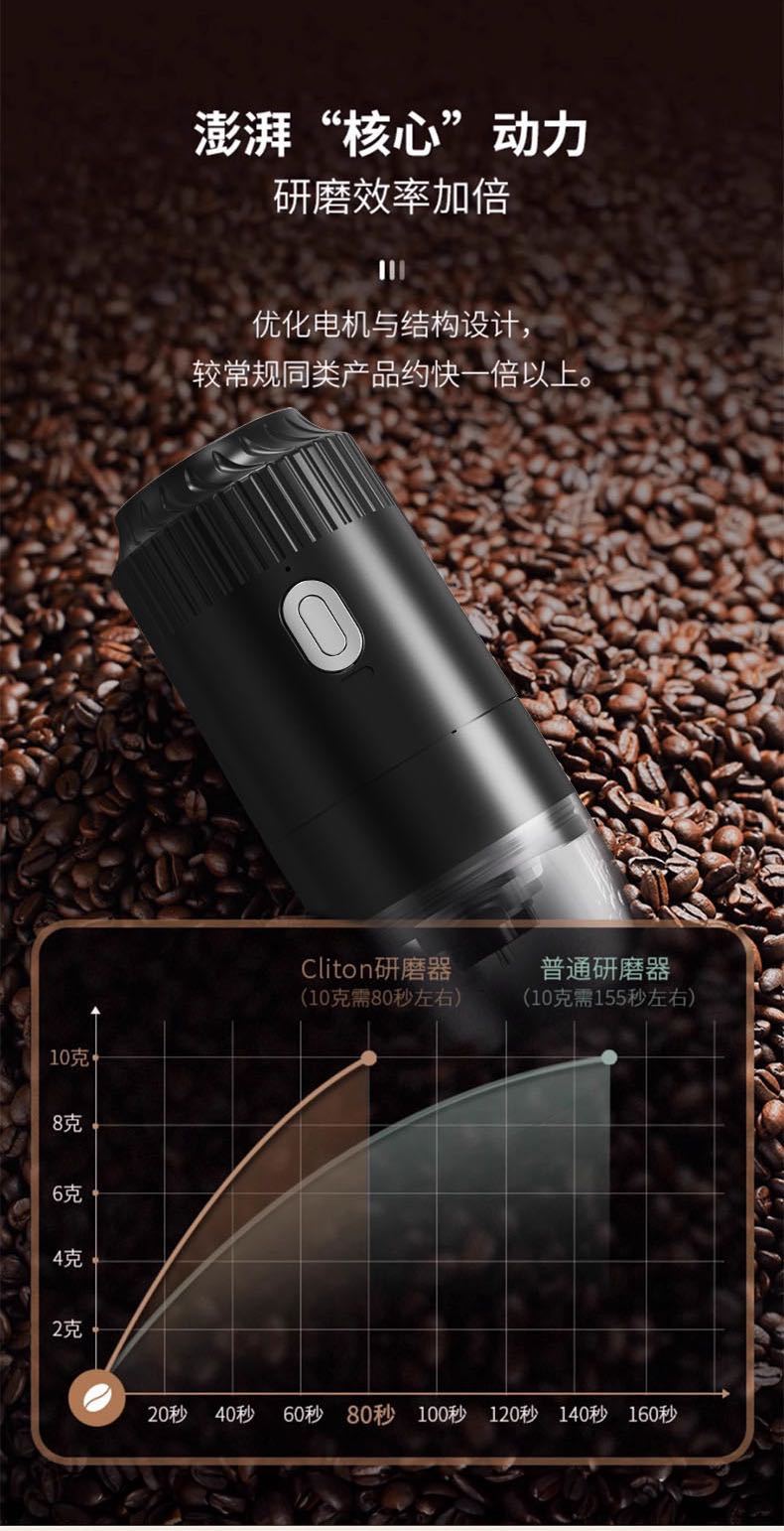 Cross-border hand-ground coffee machine, small household electric grinder, portable coffee bean grinder, electric coffee machine pic 14