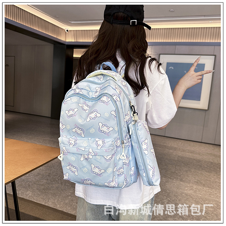 小学生护脊书包3-6年级儿童卡通印花书包大学女大容量耐脏双肩包详情20