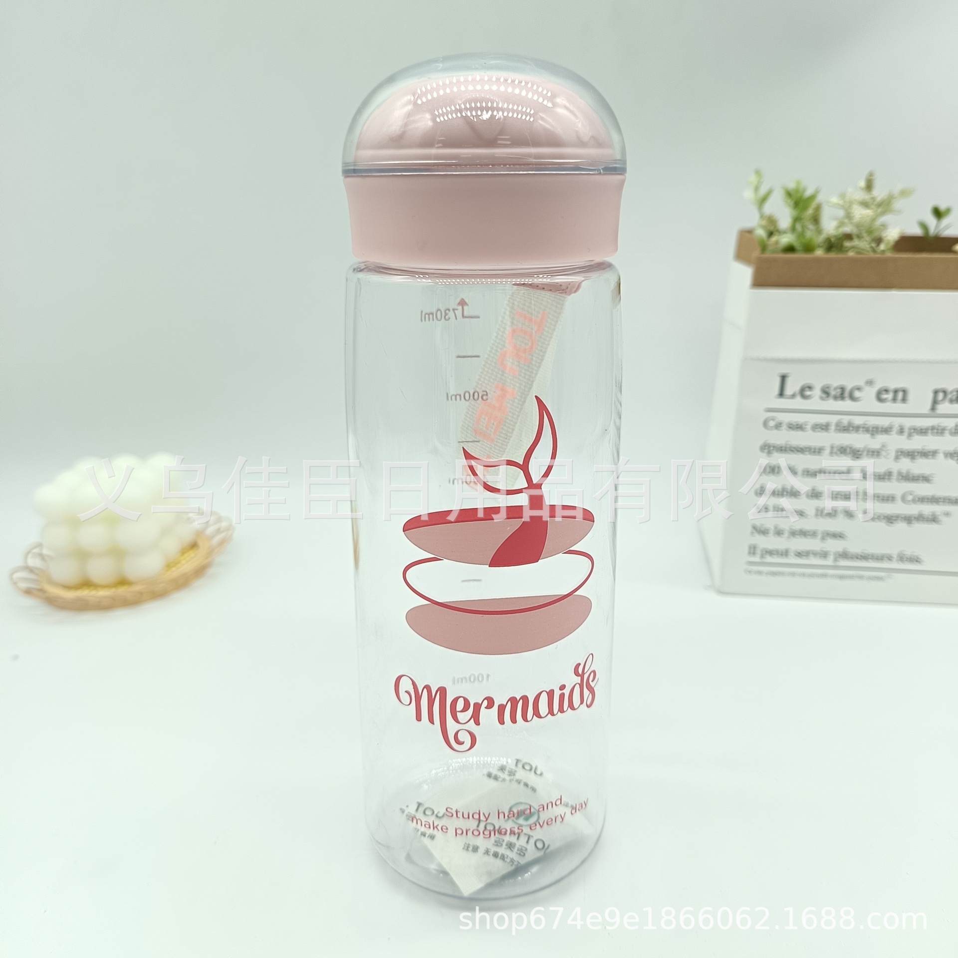 Direct drinking cups, Amazon cross-border plastic water cups with tea separation, male and female student cups, large-capacity fitness space cups pic 4