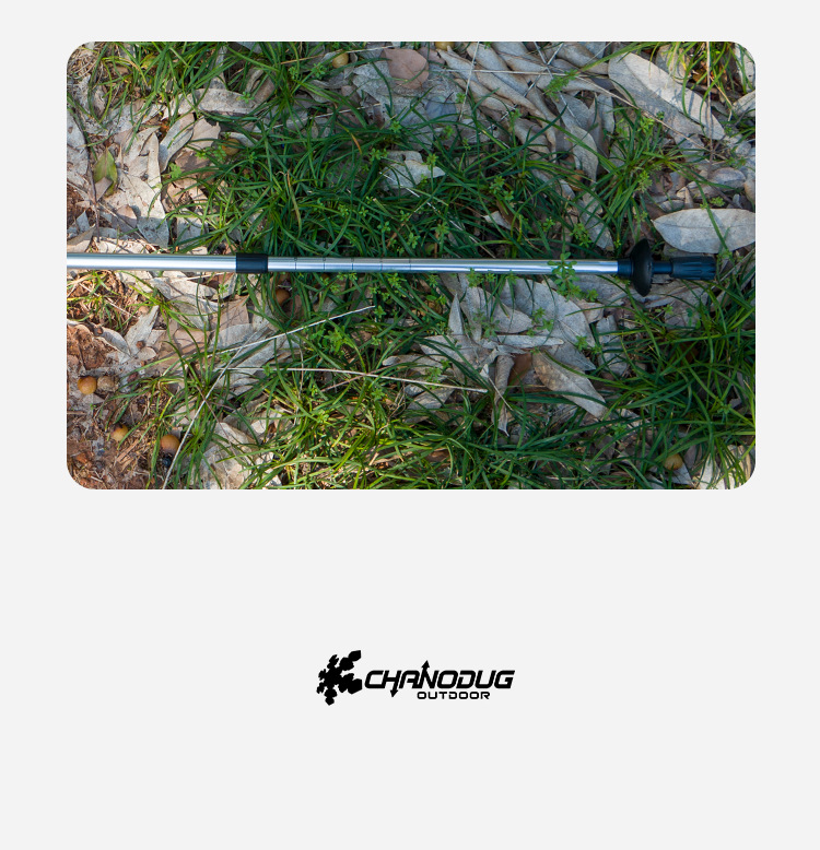 Shano doge al aire libre trekking bastones no 7075 aleación de aluminio tres secciones retracción trekking bastones caminar muletas de montaña deportes de montaña camping suministros pic 12