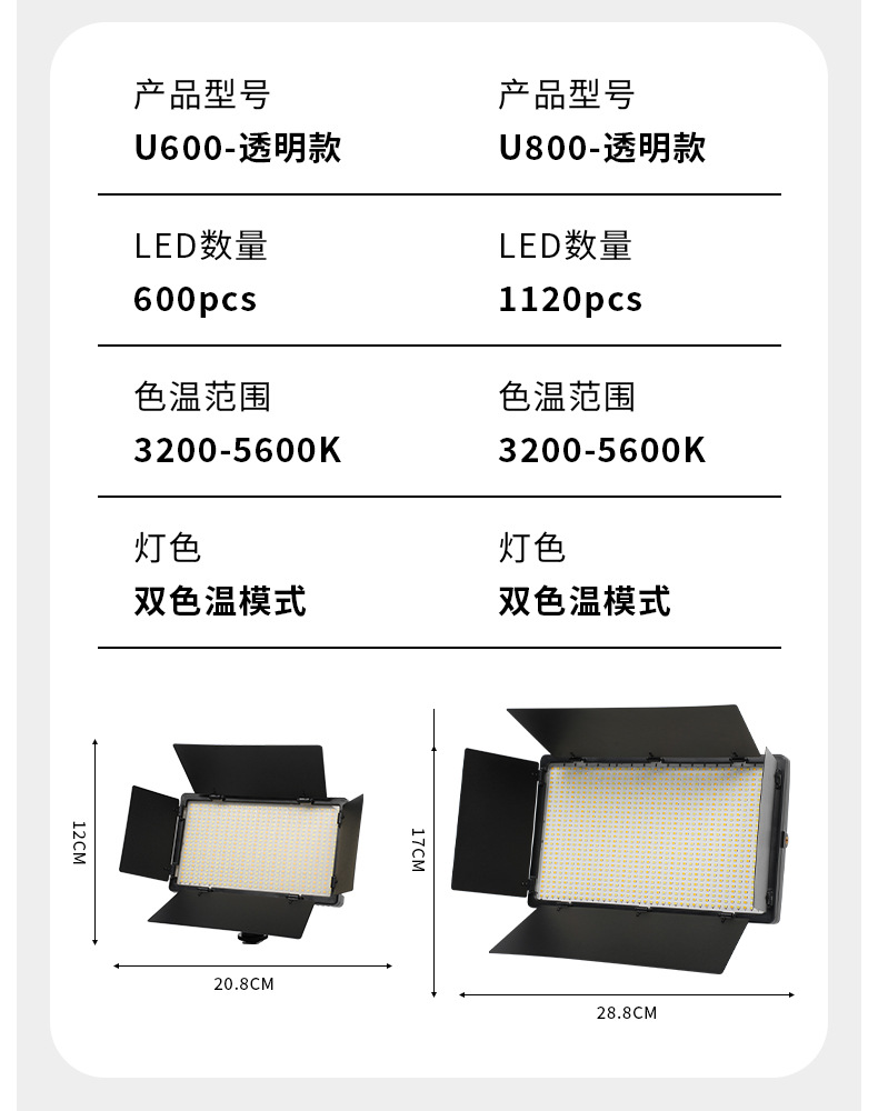 专业补光户外摄影灯服装拍摄灯棒120w补光灯详情19
