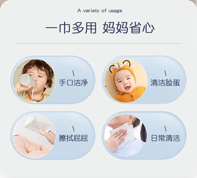 跨境外贸婴儿湿巾大包母婴洗脸湿纸巾清洁儿童手口湿巾纸OEM定制详情14