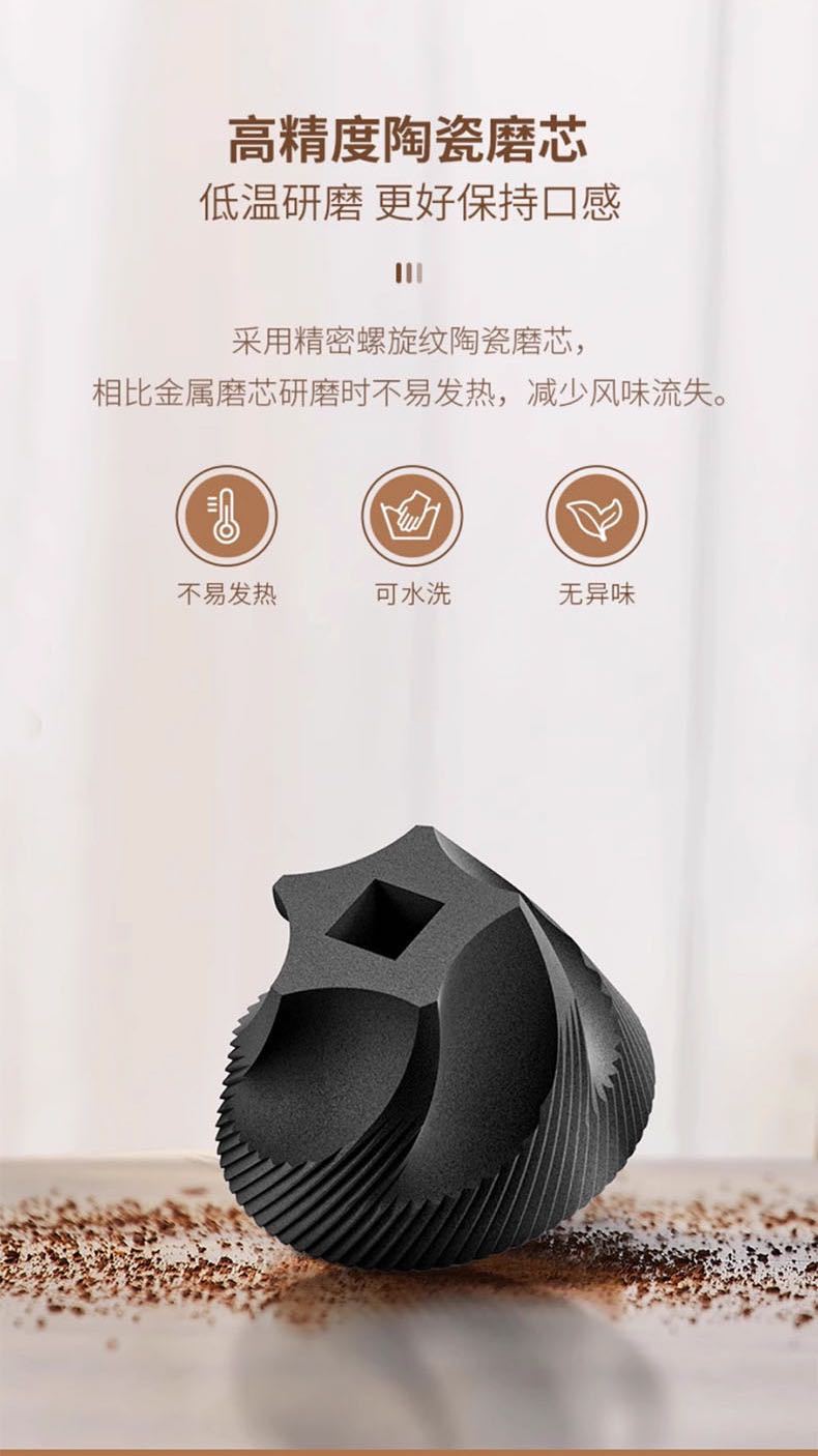 Cross-border hand-ground coffee machine, small household electric grinder, portable coffee bean grinder, electric coffee machine pic 12