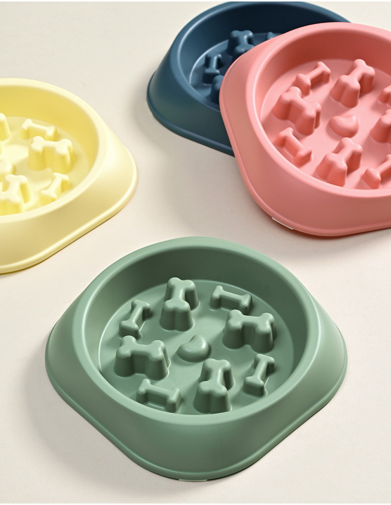 Rongka Pet Cross-border Pet cat and Dog anti-choking and anti-vomiting slow food Bowl, multi-color small and medium-sized dog easy to clean pet slow food bowl pic 15