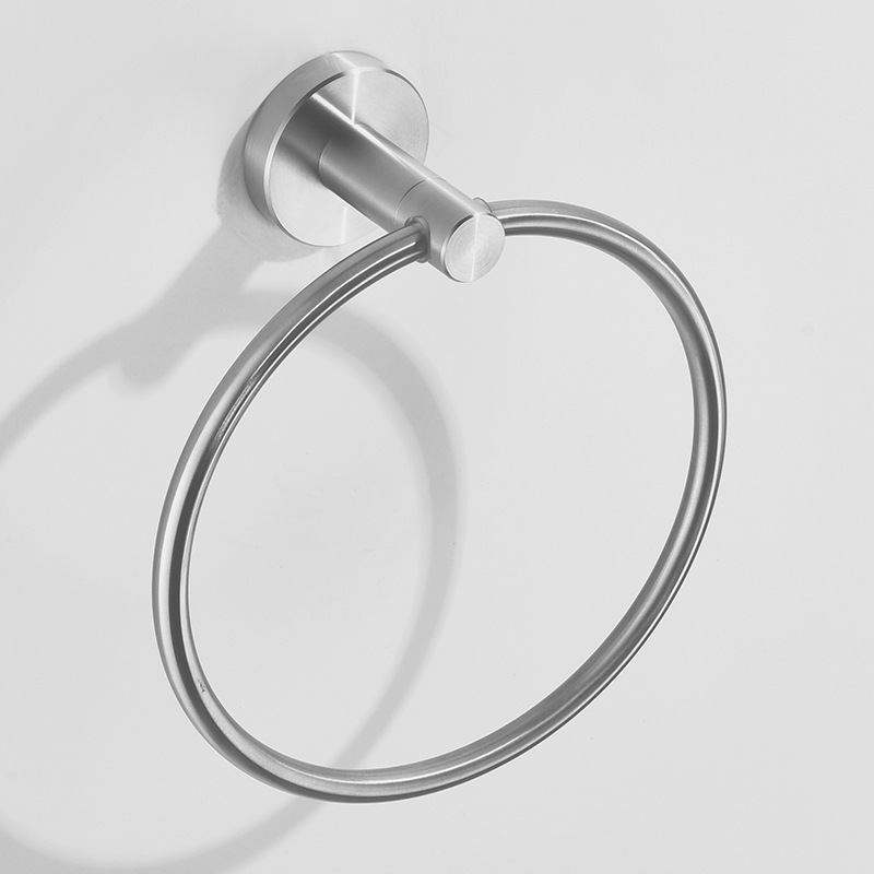 毛巾架304不锈钢浴巾架卫生间厕所浴室置物架壁挂式卫浴挂件套装详情9