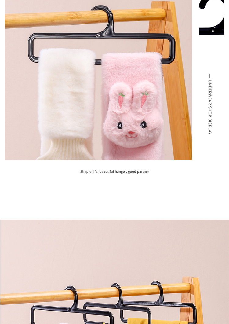 Plastic scarf hanger, rectangular rack for scarves and silk scarves displayed in shopping malls and clothing stores, silk scarf and towel hanging and storage rack pic 5