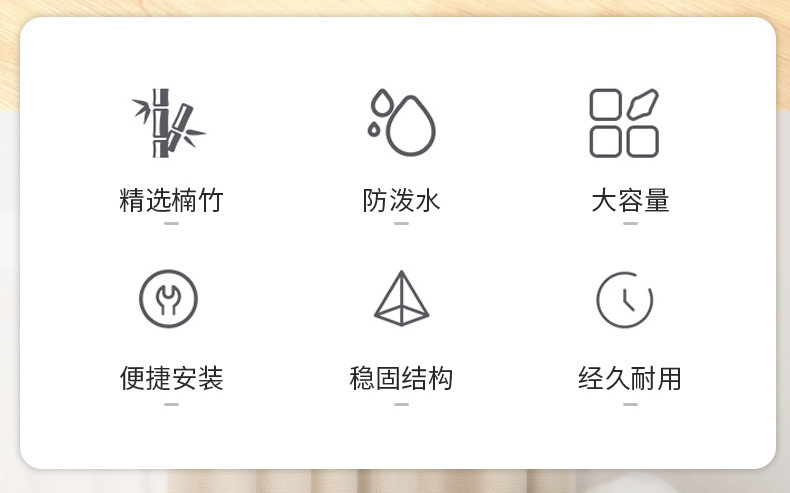 亚马逊热卖布艺多功能零食收纳箱便携带轮滑卧室杂物纸巾收纳筐详情5