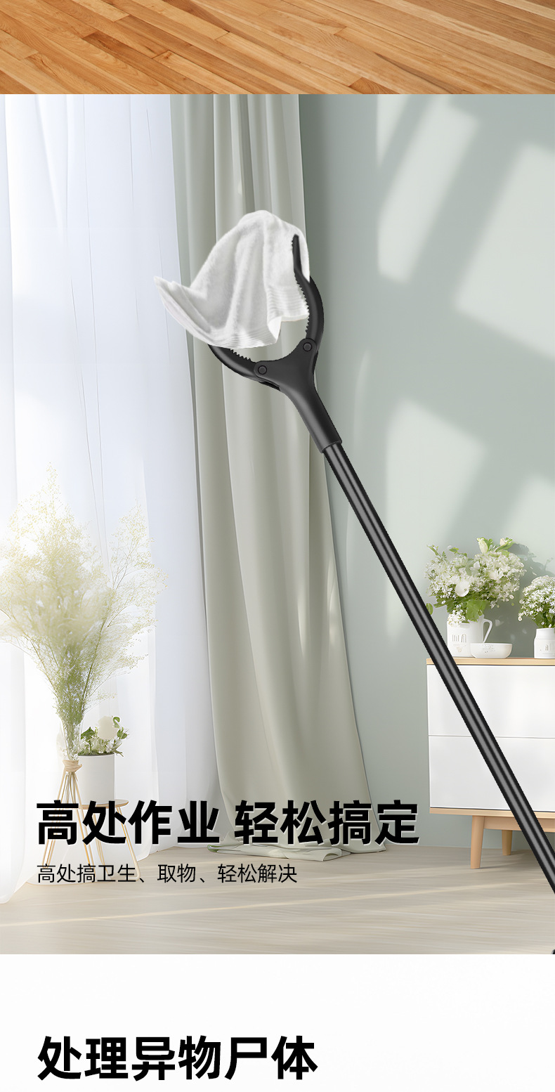 垃圾夹加长金属杆环卫夹家用夹玩具拾取物器免弯腰钳子孕期取物夹详情6