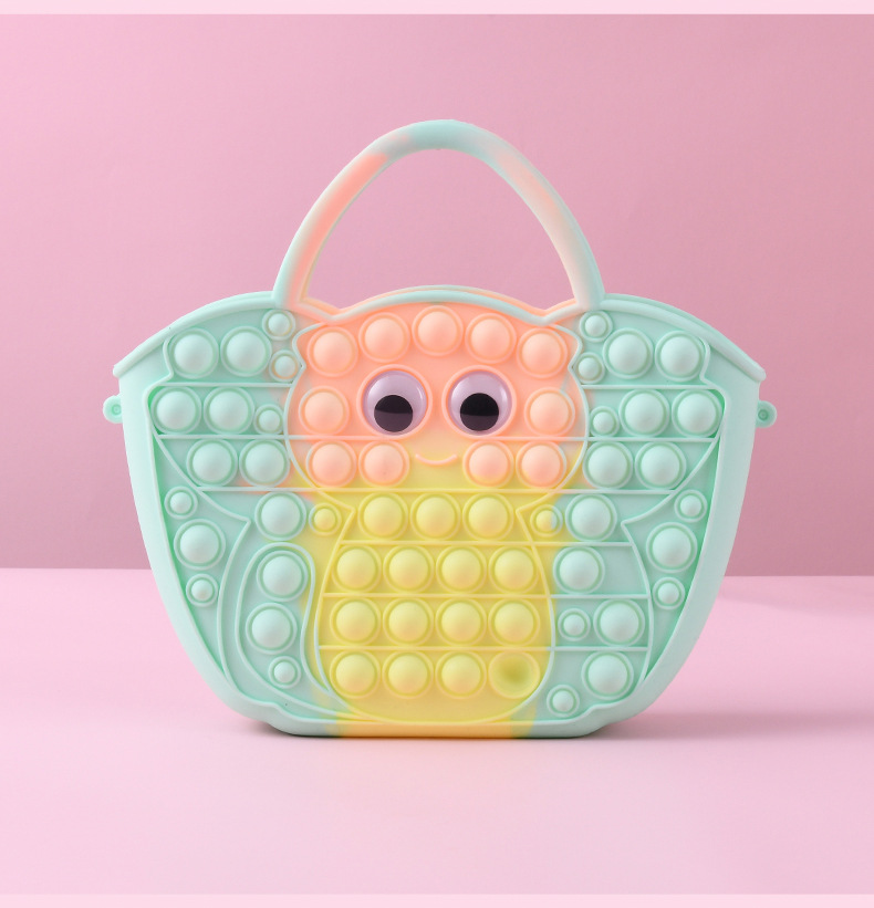 Fabricante de suministro directo bolsa de silicona transfronteriza bolsa de mano puzzle juguetes de descompresión al por mayor roedores extintores pioneros nueva versión coreana pic 10
