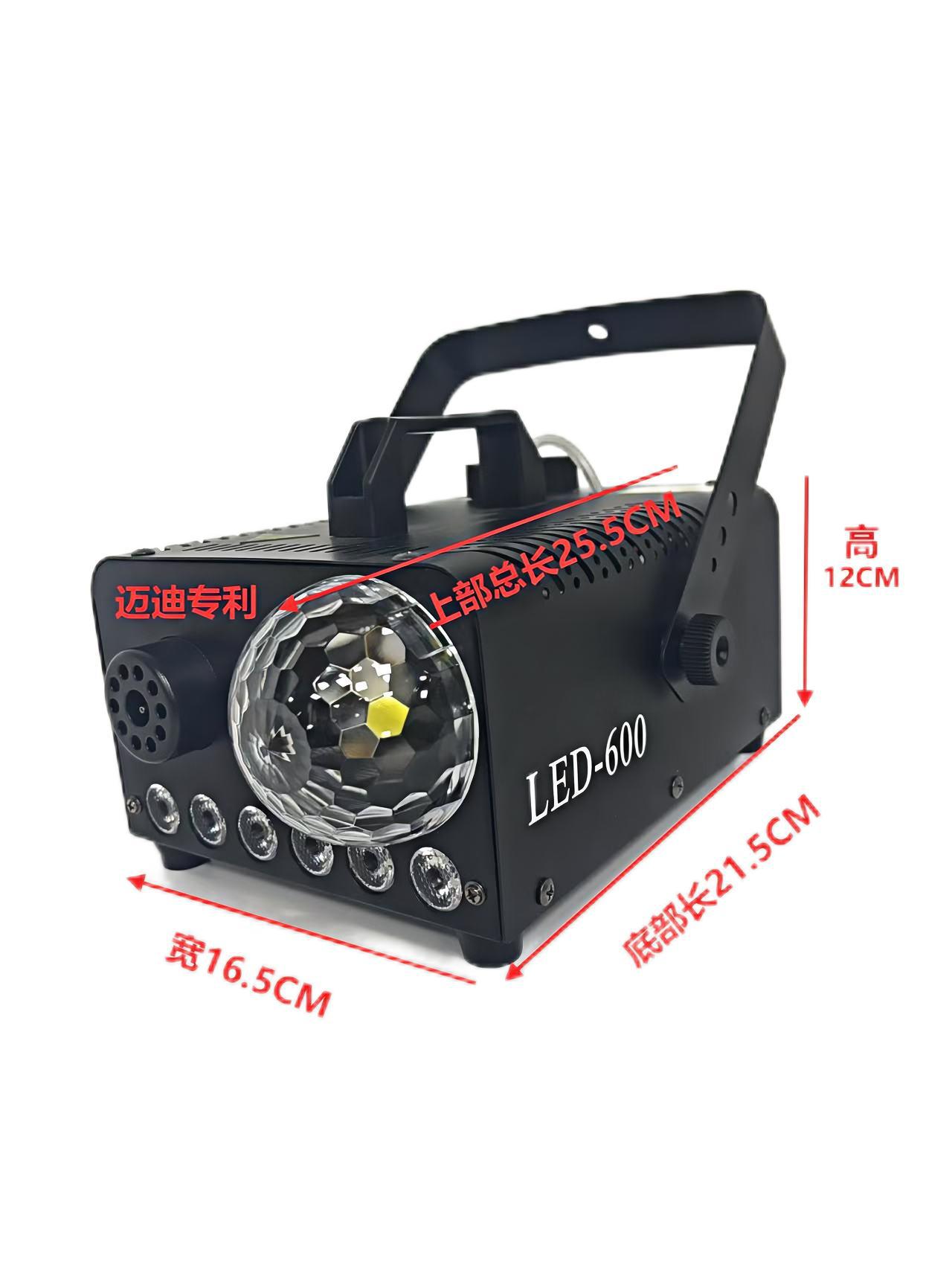新款LED六灯魔球烟雾机迷你600W烟雾机万圣节烟雾机舞台DISCO烟雾详情5