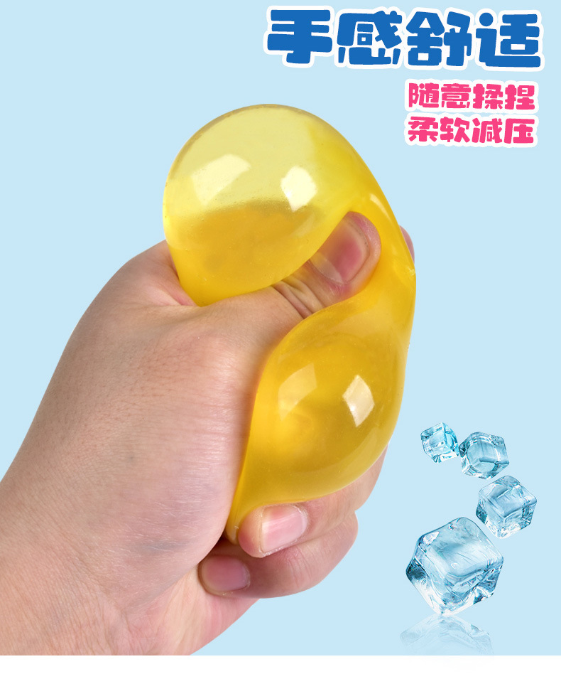 Wholesale of best-selling creative TPR educational wet soft block Tofu Kneading Fun Glow-in-the-dark ice Cube Kneading Fun stress-relieving toys pic 10