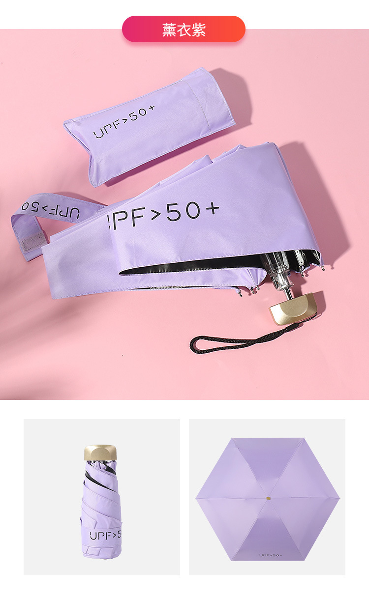 Purple long-handled umbrella, disposable umbrella, folding umbrella, windproof, waterproof, portable and lightweight pic 20