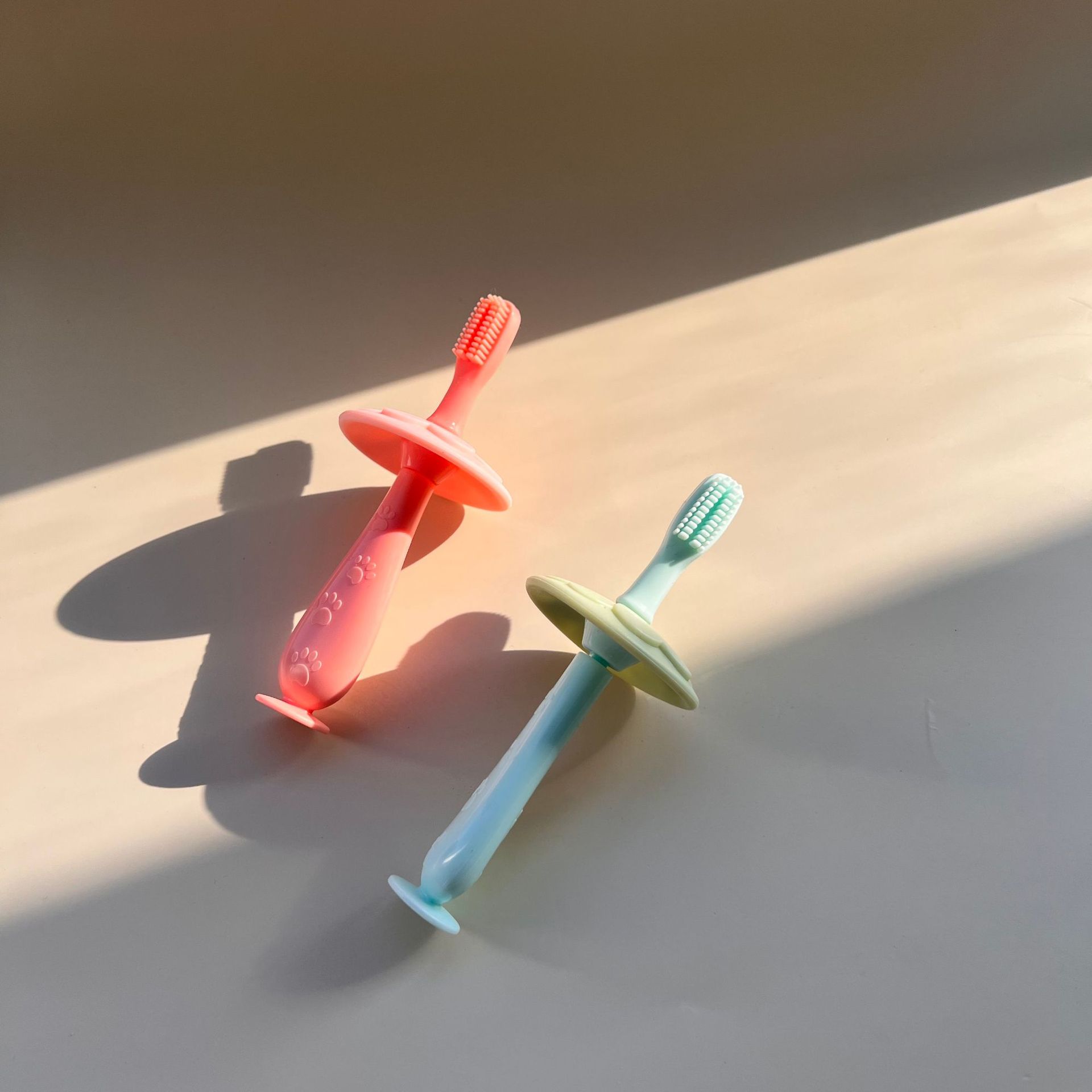 宝宝硅胶牙刷乳牙刷婴儿训练牙刷刮舌苔硅胶刷子婴幼儿牙刷详情2