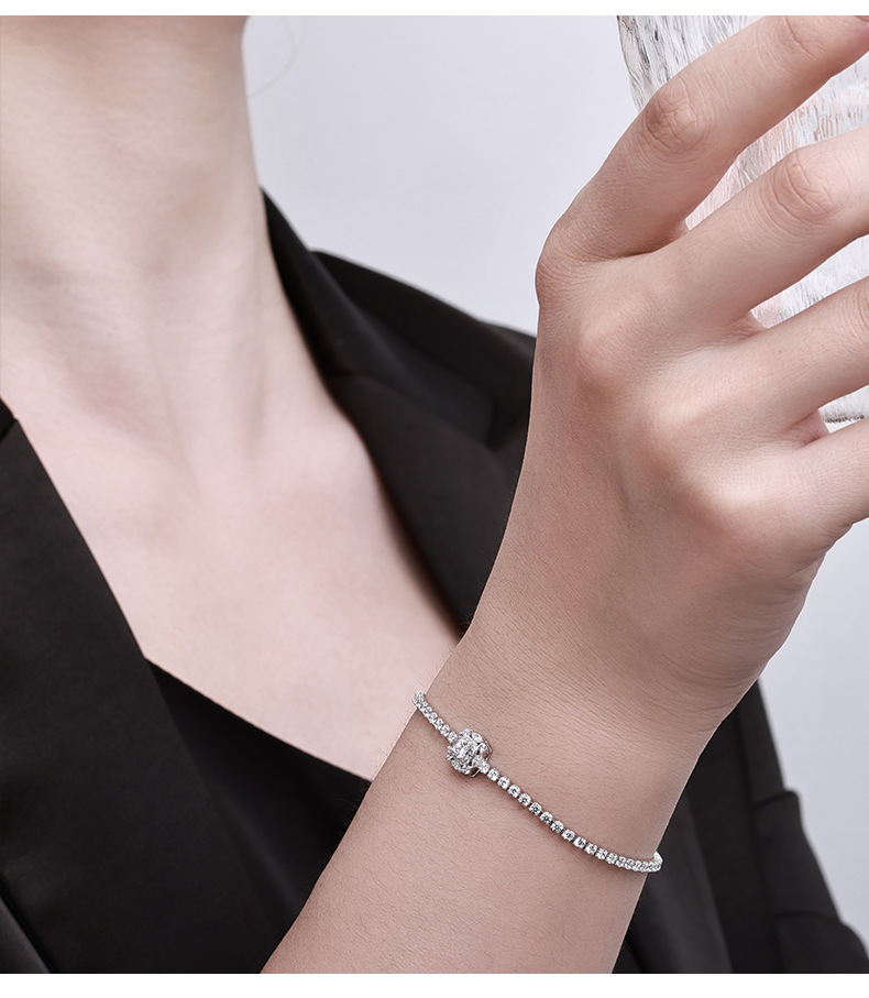 Zhuoheng selects classic and fashionable diamond and pearl braided rope necklaces for women as jewelry gifts pic 2