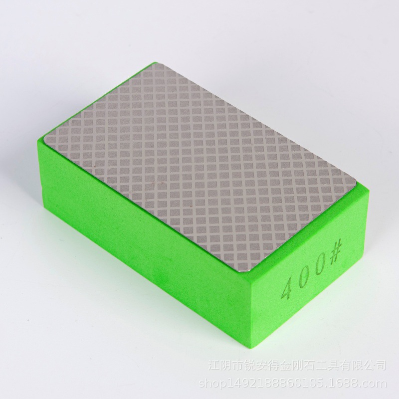 电镀金刚石修边手擦块手持式打磨抛光瓷砖玻璃石材磨刀镀砂块批发详情8