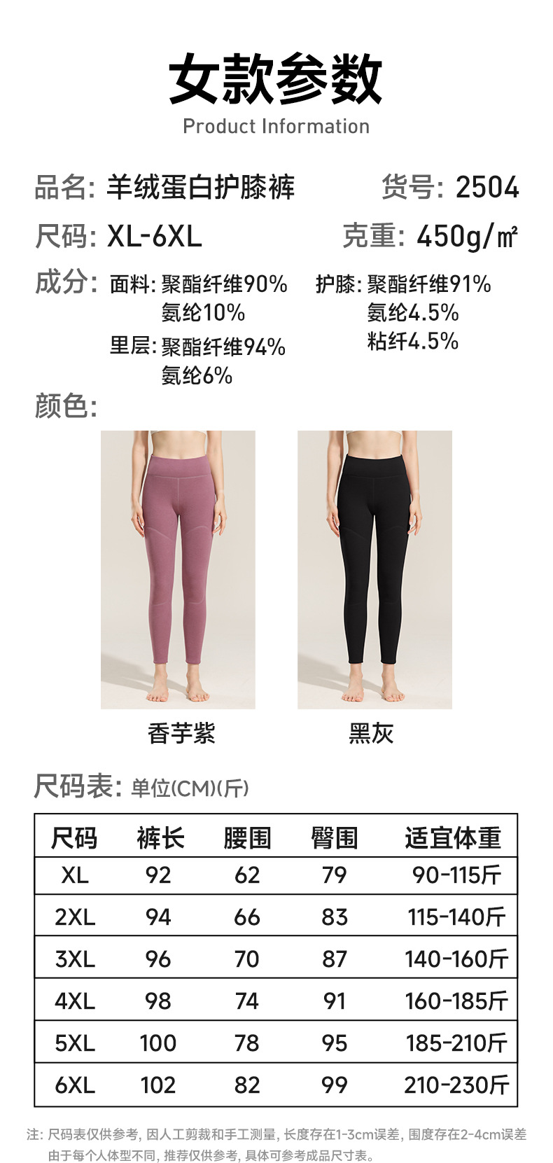 男士羊绒蛋白护膝保暖裤男厚款加绒中老年高腰深裆摇粒绒棉裤女款详情10