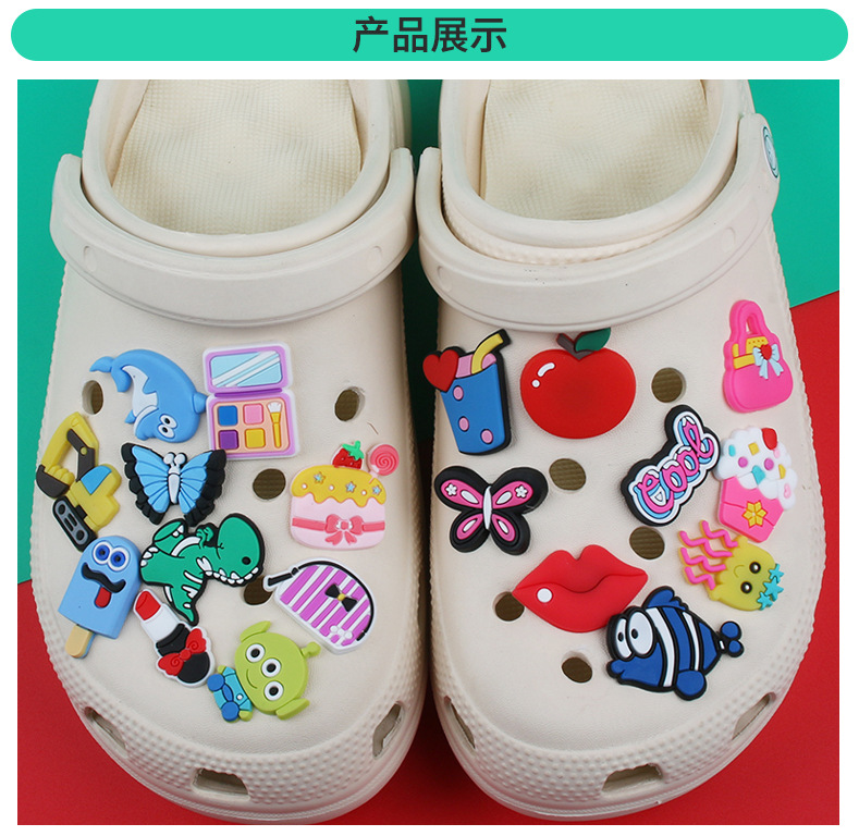 2024新款洞洞鞋配饰diy鞋扣配件花扣鞋花可爱卡扣装饰扣厂家批发详情4