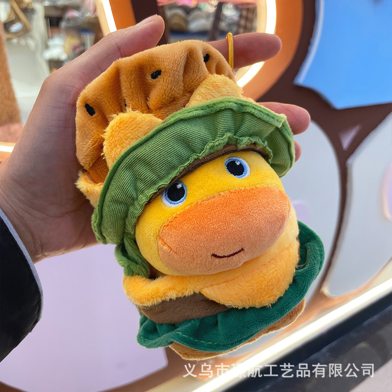 Douyin's best-selling capybara Lulu plush toy, bag, pendant, keychain, doll gift, genuine and in stock pic 14