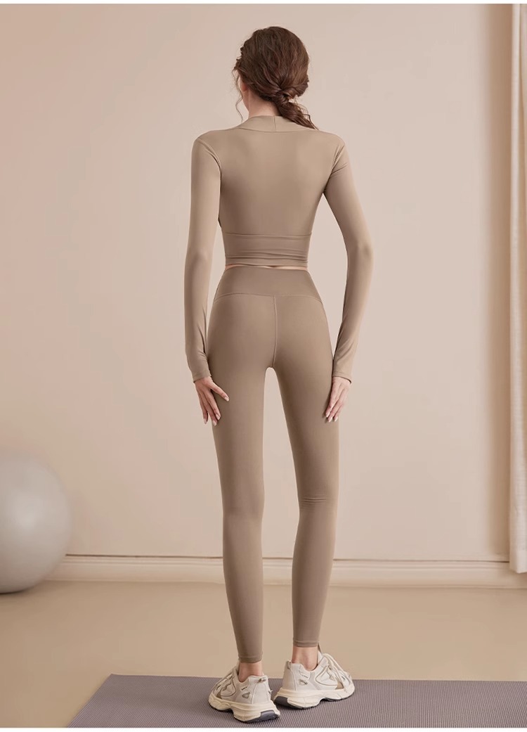 Yoga pants for women, high-waisted and slimming, nine-point fitness pants, tight and can be worn outside yoga clothes, cycling, sports and running long pants pic 17