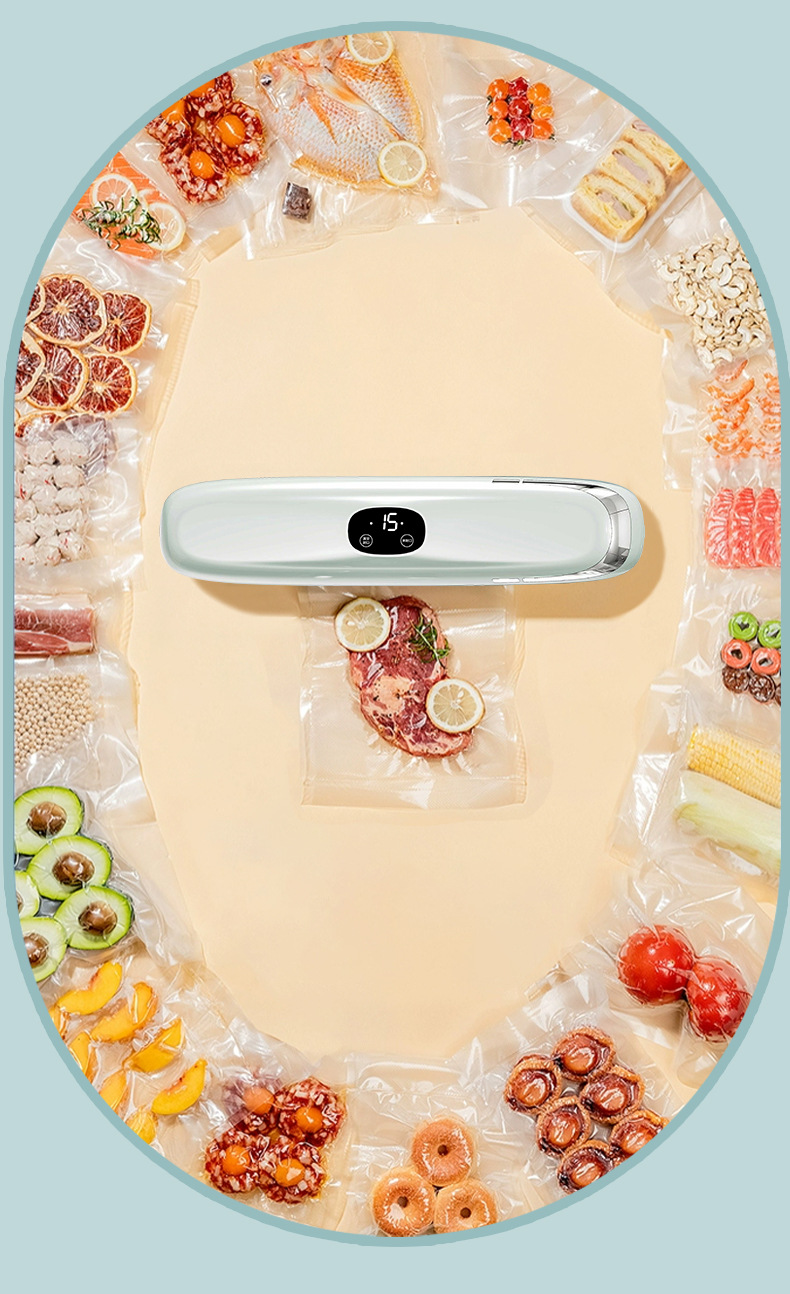 Cross-border vacuum packaging machine, household automatic vacuum sealing machine, small and mini plastic sealing machine, portable kitchen preservation machine pic 8