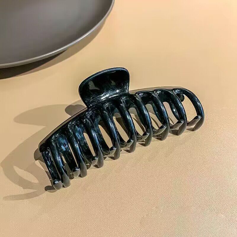 亚马逊爆款大号头饰龙骨抓夹时尚女士百搭发夹鲨鱼夹洗澡发饰批发详情10