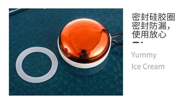 卡通玲珑企鹅杯便携随手杯双层内胆玻璃杯水杯广告印字礼品杯饮品详情9
