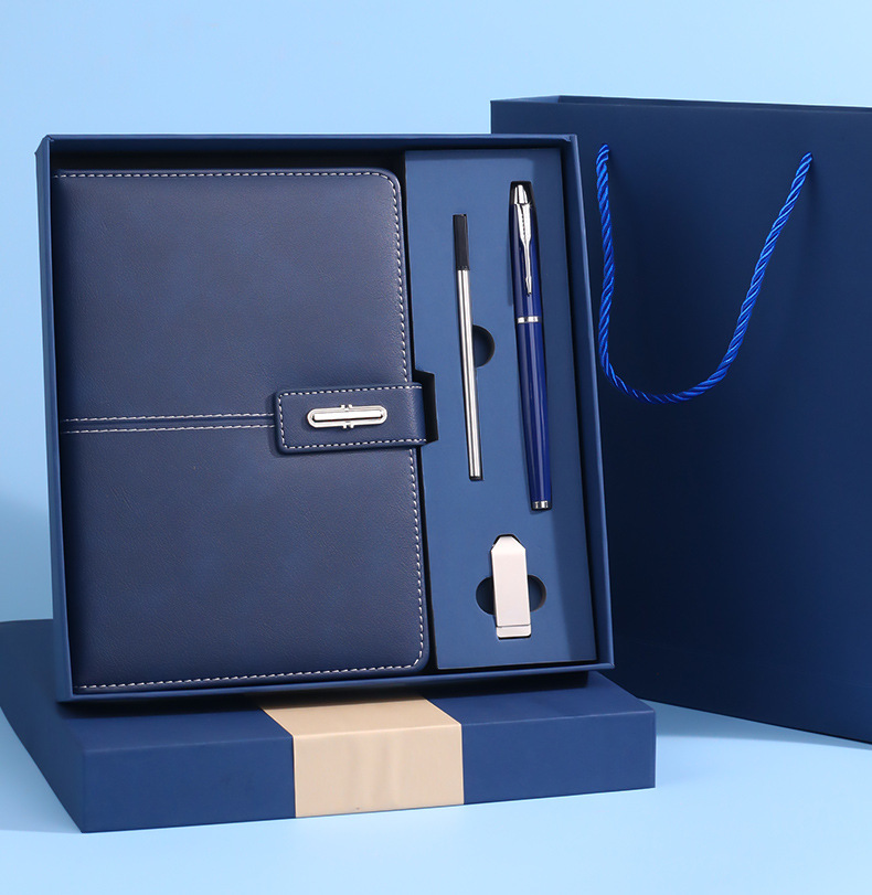 A5商务办公笔记本礼盒套装定制记事本精致高档颜值纪念品可印logo详情17