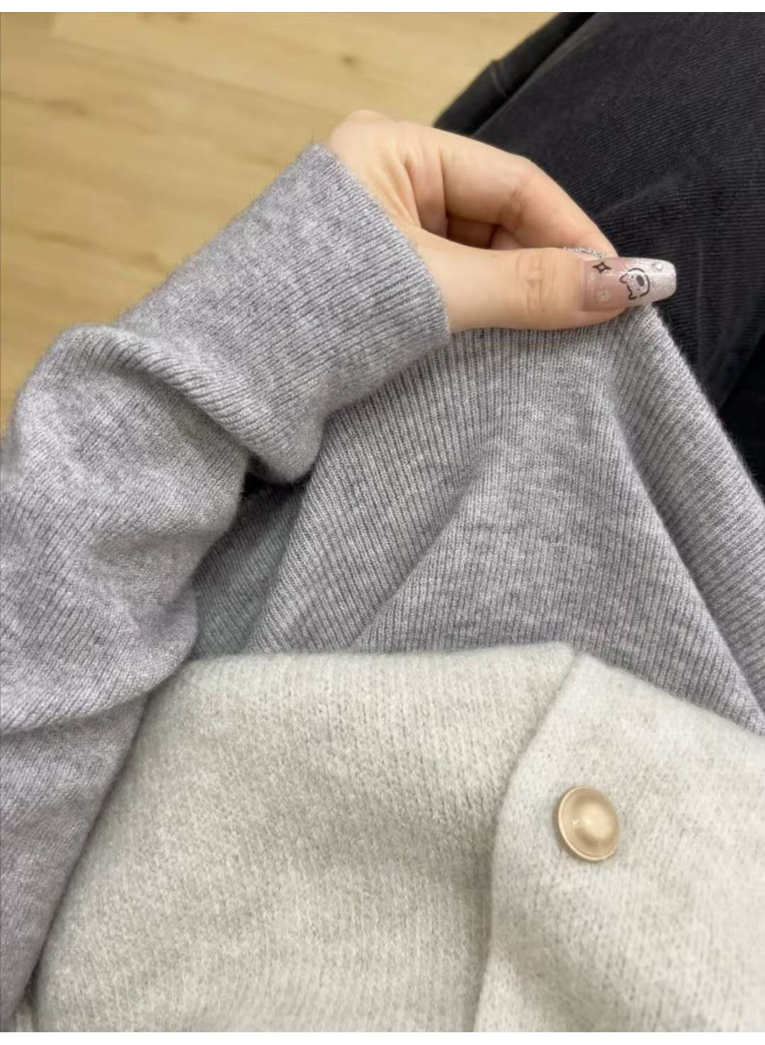 A small stand-up collar layering sweater with thickened fleece, a soft and soft base layer for women, a one-piece fleece inner layer for warmth in autumn and winter, long-sleeved pic 18