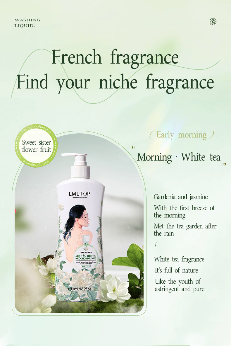 LMLTOP 轻盈香氛沐浴露500ml 持久留香沐浴液 跨境专供VN LML2092详情6