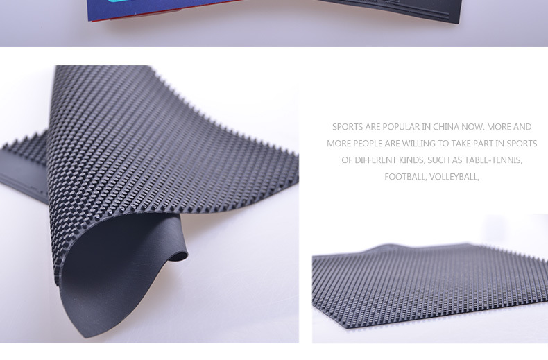 红双喜云雾3长胶乒乓球拍胶皮削球进攻型乒乓球胶皮单胶套胶正品详情12