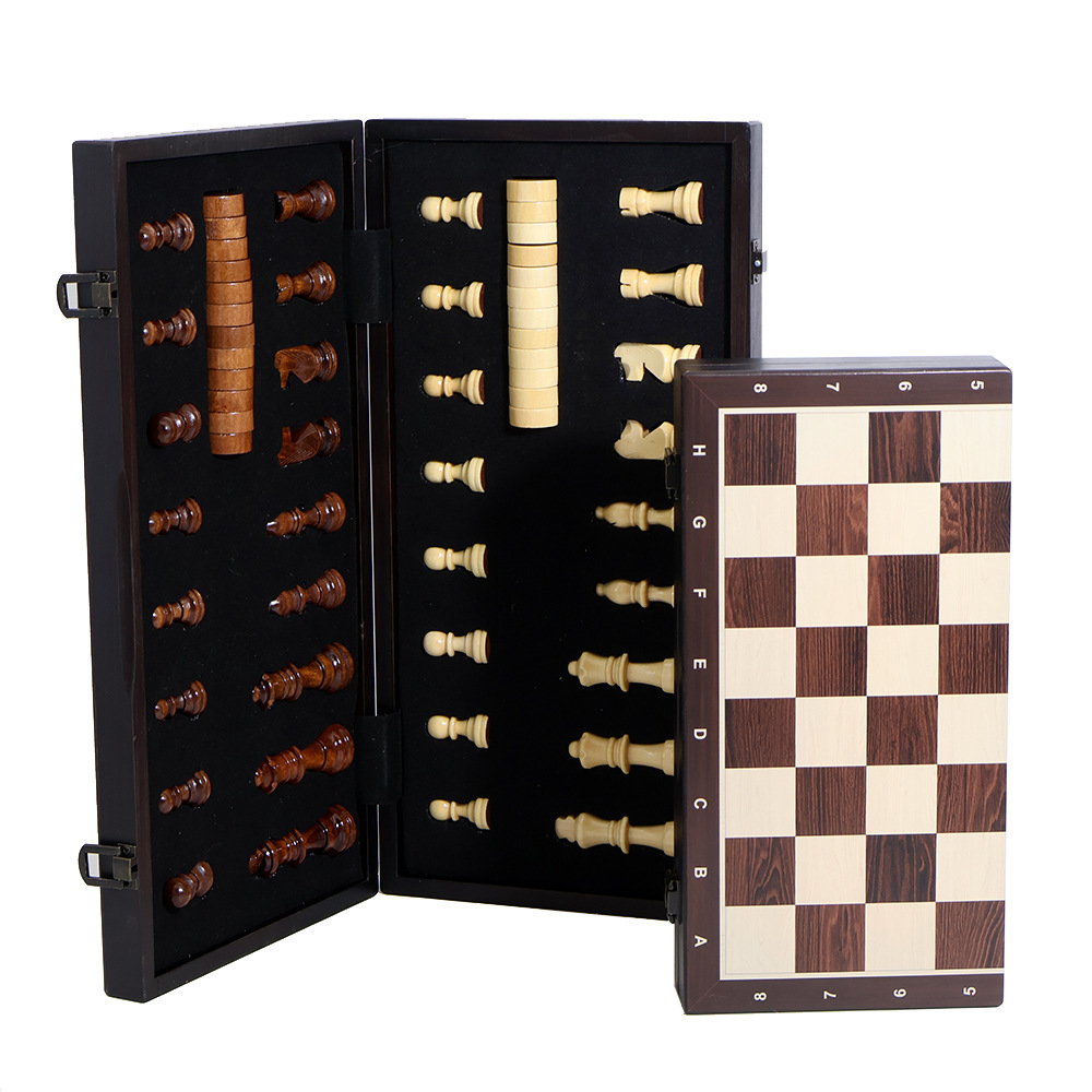 Two-in-one magnetic chess portable tabletop game toy cards in multiple sizes, direct sales and wholesale from cross-border manufacturers pic 11